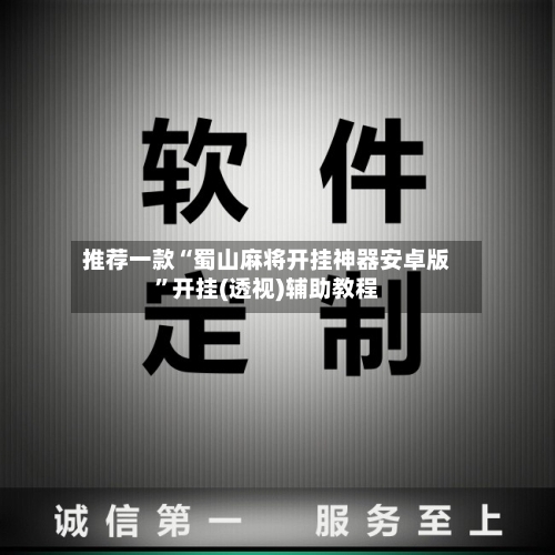 推荐一款“蜀山麻将开挂神器安卓版”开挂(透视)辅助教程-第3张图片