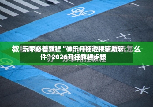 玩家必看教程“微乐开挂透视辅助软件”2026开挂教程步骤-第3张图片