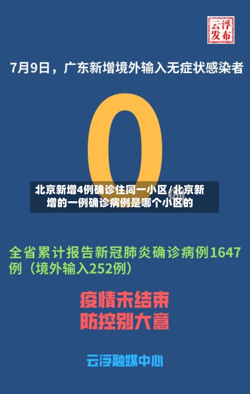 北京新增4例确诊住同一小区/北京新增的一例确诊病例是哪个小区的-第2张图片