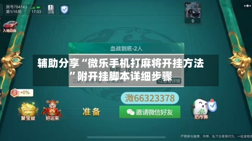 辅助分享“微乐手机打麻将开挂方法”附开挂脚本详细步骤-第2张图片