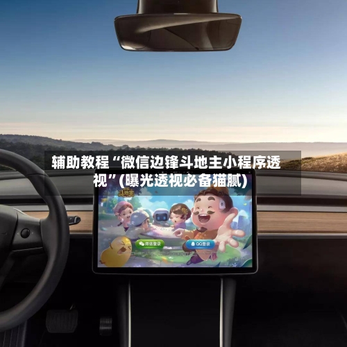 辅助教程“微信边锋斗地主小程序透视	”(曝光透视必备猫腻)-第2张图片