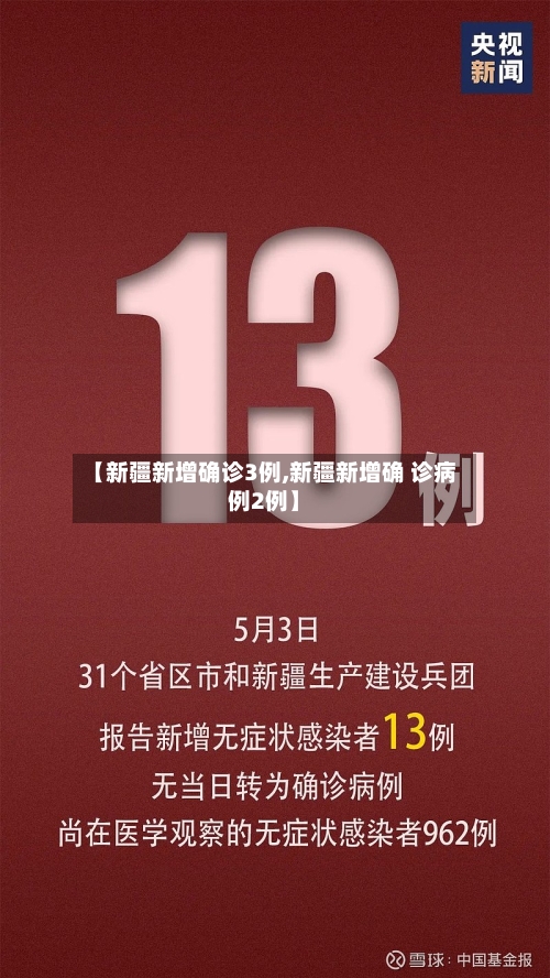 【新疆新增确诊3例,新疆新增确 诊病例2例】-第2张图片