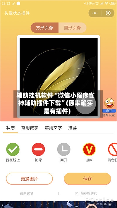 辅助挂机软件“微信小程序雀神辅助插件下载”(原来确实是有插件)-第2张图片