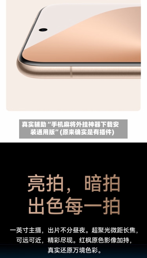 真实辅助“手机麻将外挂神器下载安装通用版”(原来确实是有插件)