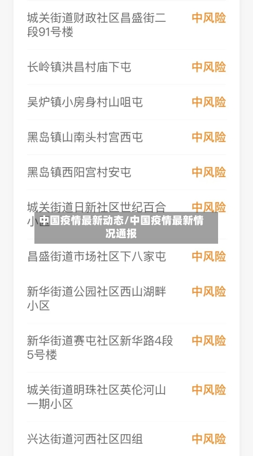 中国疫情最新动态/中国疫情最新情况通报-第2张图片