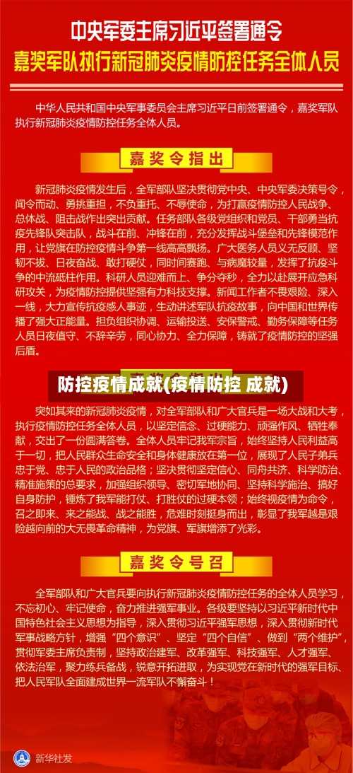 防控疫情成就(疫情防控 成就)
