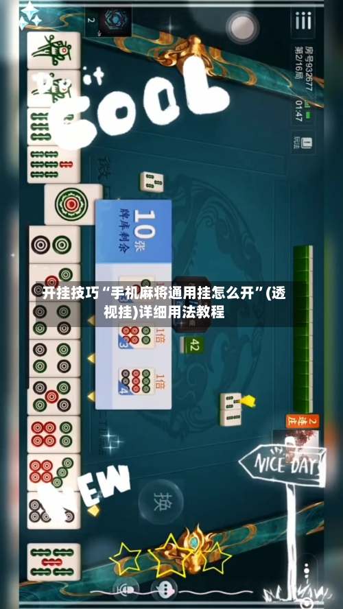 开挂技巧“手机麻将通用挂怎么开”(透视挂)详细用法教程-第2张图片