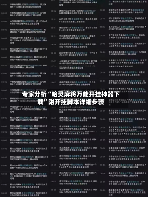 专家分析“哈灵麻将万能开挂神器下载”附开挂脚本详细步骤-第2张图片