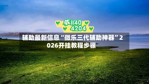 辅助最新信息“微乐三代辅助神器”2026开挂教程步骤-第2张图片