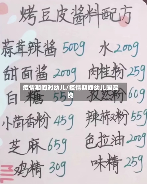 疫情期间对幼儿/疫情期间幼儿园赔钱