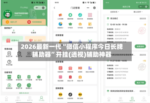 2026最新一代“微信小程序今日长牌辅助器”开挂(透视)辅助神器-第3张图片