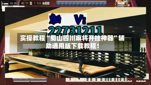 实操教程“蜀山四川麻将开挂神器”辅助通用版下载教程！-第2张图片