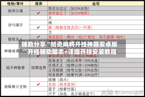 辅助分享“哈灵麻将开挂神器安卓版”开挂辅助脚本+详细开挂安装教程