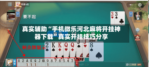 真实辅助“手机微乐河北麻将开挂神器下载”真实开挂技巧分享-第3张图片