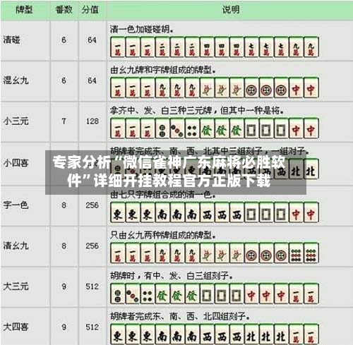 专家分析“微信雀神广东麻将必胜软件	”详细开挂教程官方正版下载-第2张图片