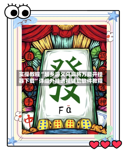 实操教程“越乡游义乌麻将万能开挂器下载”详细外挂透视辅助软件教程-第2张图片