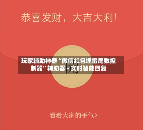 玩家辅助神器“微信红包埋雷尾数控制器”辅助器 - 实时智能回复-第2张图片