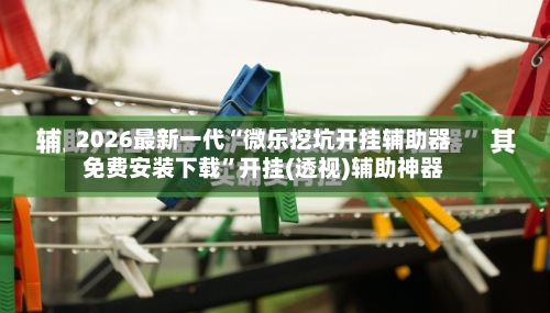 2026最新一代“微乐挖坑开挂辅助器免费安装下载”开挂(透视)辅助神器-第3张图片